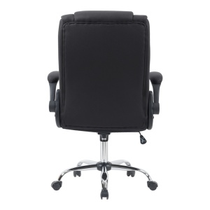 Директорски офис стол, Kesla, черен, 65x65x121 см - Img 8