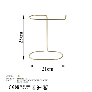 Държач за бижута TK-002 Gold 21x25x14 cm - Img 8