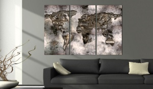 Картина от корк - Опалесцентна карта [Коркова карта] 120x80 см - Img 2