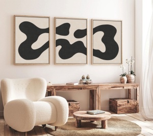 Картина, 3 части Huhu199 Многоцветна 50x70 см - Img 3