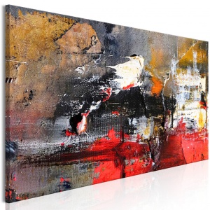 Картина - Fiery Rush (1 част) Тясна 120x40 см