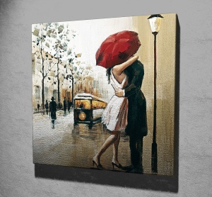 Картина KC042 Многоцветна 45x45x3 см
