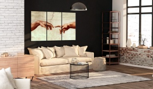 Картина - Touch of God 120x80 см - Img 2