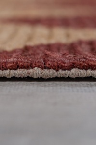 Килим пътека, Effie Diamond Jute Flair Rugs, теракота, 80x230 см - Img 3