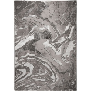 Килим с мраморен ефект сребрист 300X400 см, Flair Rugs - Img 4
