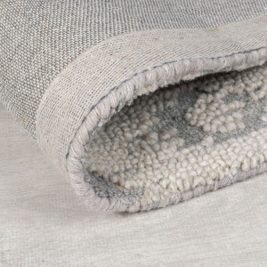 Килим, Dion Ikat Wool Flair Rugs, син, 200x290 см - Img 4