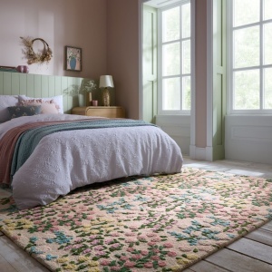 Килим, Emilia Floral Flair Rugs, екрю, 200x290 см