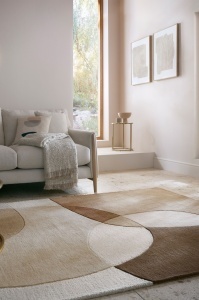 Килим, Glow Wool Flair Rugs, натурален, 120x170 см