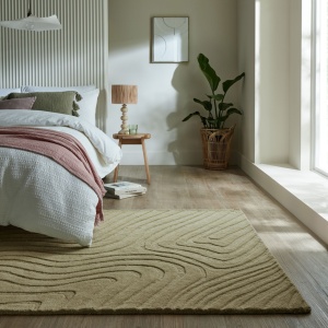 Килим Mesmerise Green 200x290 cm, Flair Rugs - Img 1