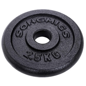 Комплект от 2 дъмбела Songmics Черен 35x21.3x21.3 - Img 4