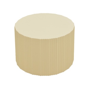 Комплект от 2 масички за кафе, Ponty, Pako, Crem 50x50x37 см - Img 3