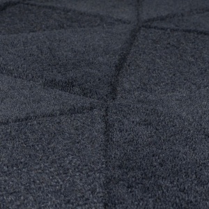 Кръгъл килим Shard Dark grey 160x160 cm, Flair Rugs - Img 3