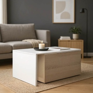 Масичка за кафе Extera Extera White 160x50x45 cm