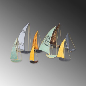 Метална картина Yavuz Многоцветна 111x70x8 см - Img 5