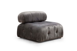 Модулен диван Bubble Сив 95x95x75 см