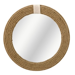 Огледало за стена Rope 20767 Натурално 60x2x60см - Img 4