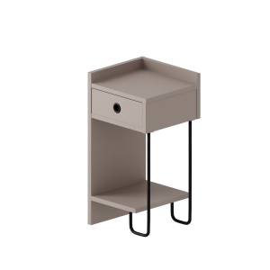 Отворено нощно шкафче Sirius Mocha 32x61x30 см - Img 6