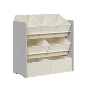 Рафт за съхранение на играчки Songmics Сив 62.5x29.5x60 см - Img 1
