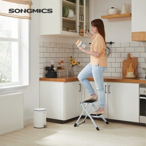 Сгъваемо стълбище, Songmics, 20 см, 150 кг - Img 8