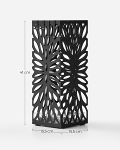 Стойка за чадър Songmics черна 15.5x15.5x41 см - Img 6