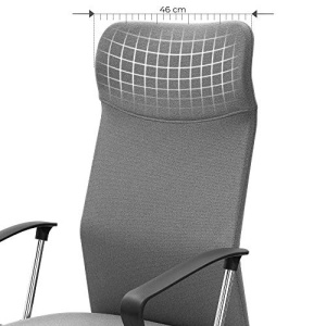 Стол за офис, Songmics, Сив, 63x63x(110-120) см - Img 6