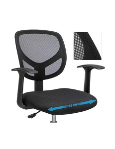 Стол за офис, Songmics, 120 кг, OBN25BK, 55-75 см - Img 6