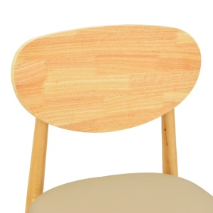 Стол Cardith Bej 48x51x78 cm - Img 7