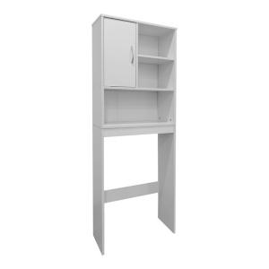 Шкаф за баня с перална машина Tazien White 60x24x168,5 cm