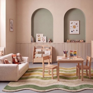 Covor Cascade Wool Verde 160x230 cm - Img 2
