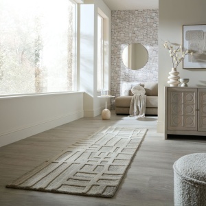 Covor traversa Elva Wool Natural 80x300 cm