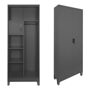 Dulap din metal, compartimentat,, Zogi, Pako, Antracit 70x40x190 cm