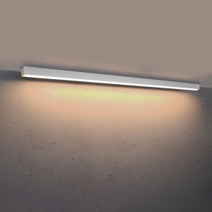 LED полилей 3000K, Pinne, бял, 150x6x6 см - Img 3