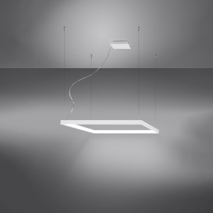 LED полилей 4000K, Nelya, бял, 80x80x150 см - Img 3