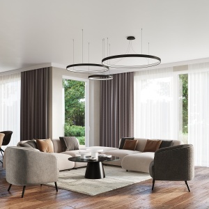 LED полилей 4000K, Rio, черен, 55x55x150 см - Img 14