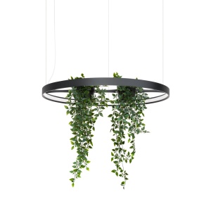 LED полилей 4000K, Rio Bio 78, черен, 78x78x200 см