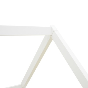Pat extensibil montessori, Dream House, Pako, Alb 97x198x161 cm - Img 6