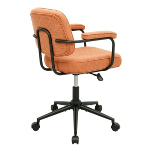 Scaun birou, Leberta R300, Teracota, 64x63.5x86 cm - Img 3