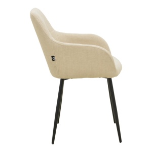 Set scaune, 2 buc, Zerfia, Pako, Bej 43x59.5x85 cm - Img 3