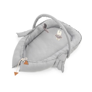 Бебешко креватче Babynest Grey 110x70x12 cm - Img 1