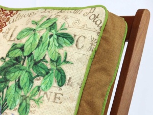 Възглавница за стол YM1158 Многоцветна 42x42 см - Img 2