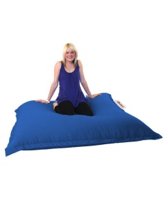Градинска възглавница Pouf Възглавница за фотьойл Pouf Blue 20x100 cm - Img 4
