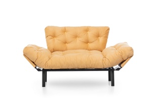 Двуместен разтегателен диван Nitta Mustar 187x70 cm - Img 8