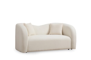 Диван за 2 места Asos Крем 170x76x75 см - Img 4