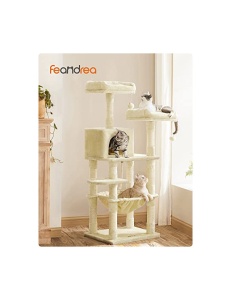 Дърво за котки, Feandrea, PCT15BE, Бежов, 143 см - Img 2