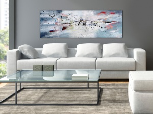 Картина - Зима (1 част) тясна 120x40 см - Img 2