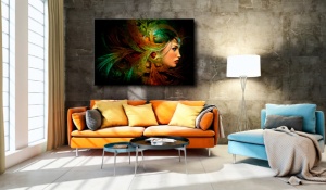 Картина - Кралица на гората 60x40 см - Img 2