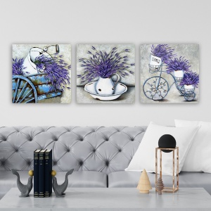 Картина, 3 части DRPRC60 Многоцветна 30x30x3 см