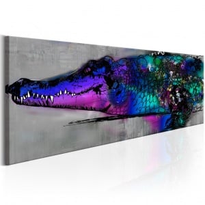 Картина - Blue Alligator 135x45 см