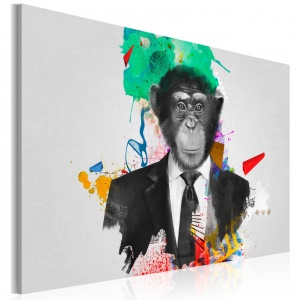 Картина - Mr Monkey 90x60 см