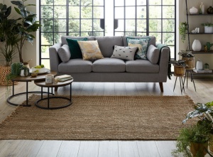 Килим от юта буколе натурален 120X170 см, Flair Rugs - Img 3
